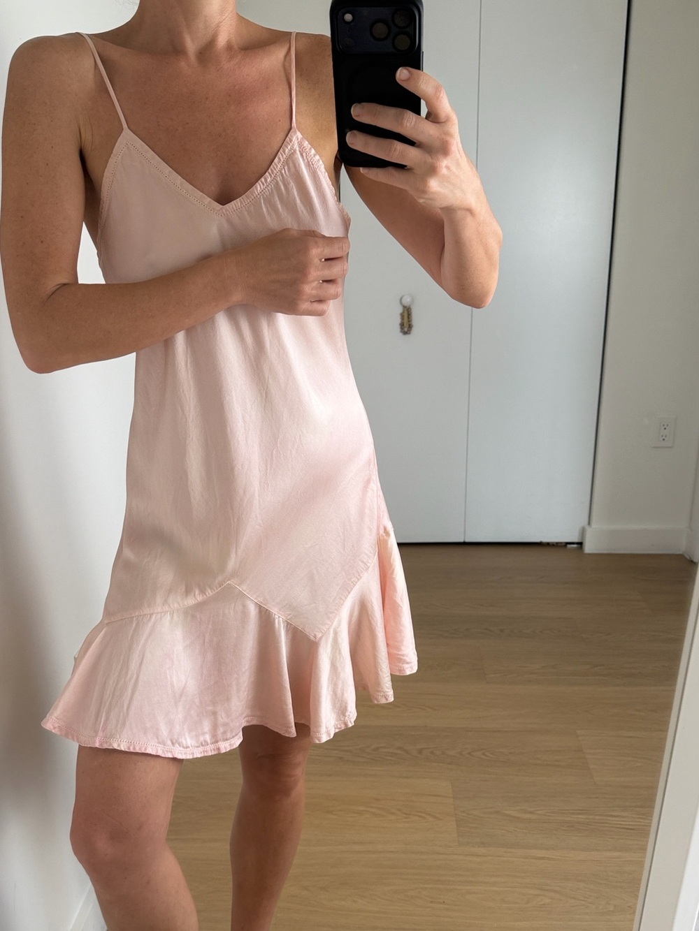 Vintage 100% Silk Morgan Taylor Chemise Slip Dress